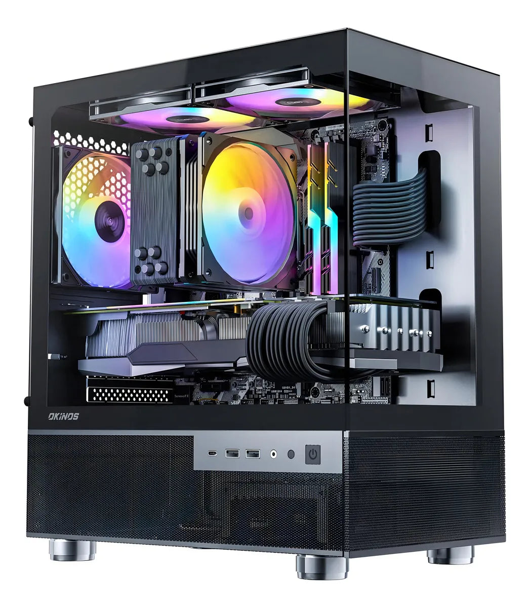 Okinos Aqua 3, Micro Atx Case, Matx Case Con 3 X 120 Mm D
