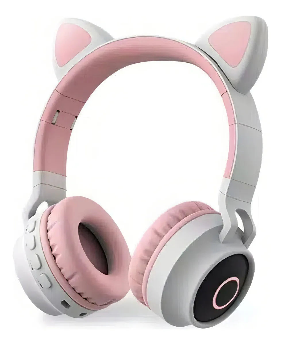 Audífono Bluetooth Inalambrico Gamer Orejas De Gato Cat Ear