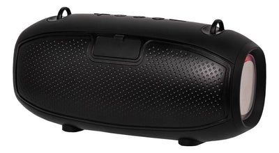 Parlante Recargable Rhythm 30w Vta Con Bluetooth Luces Led Y Color Negro