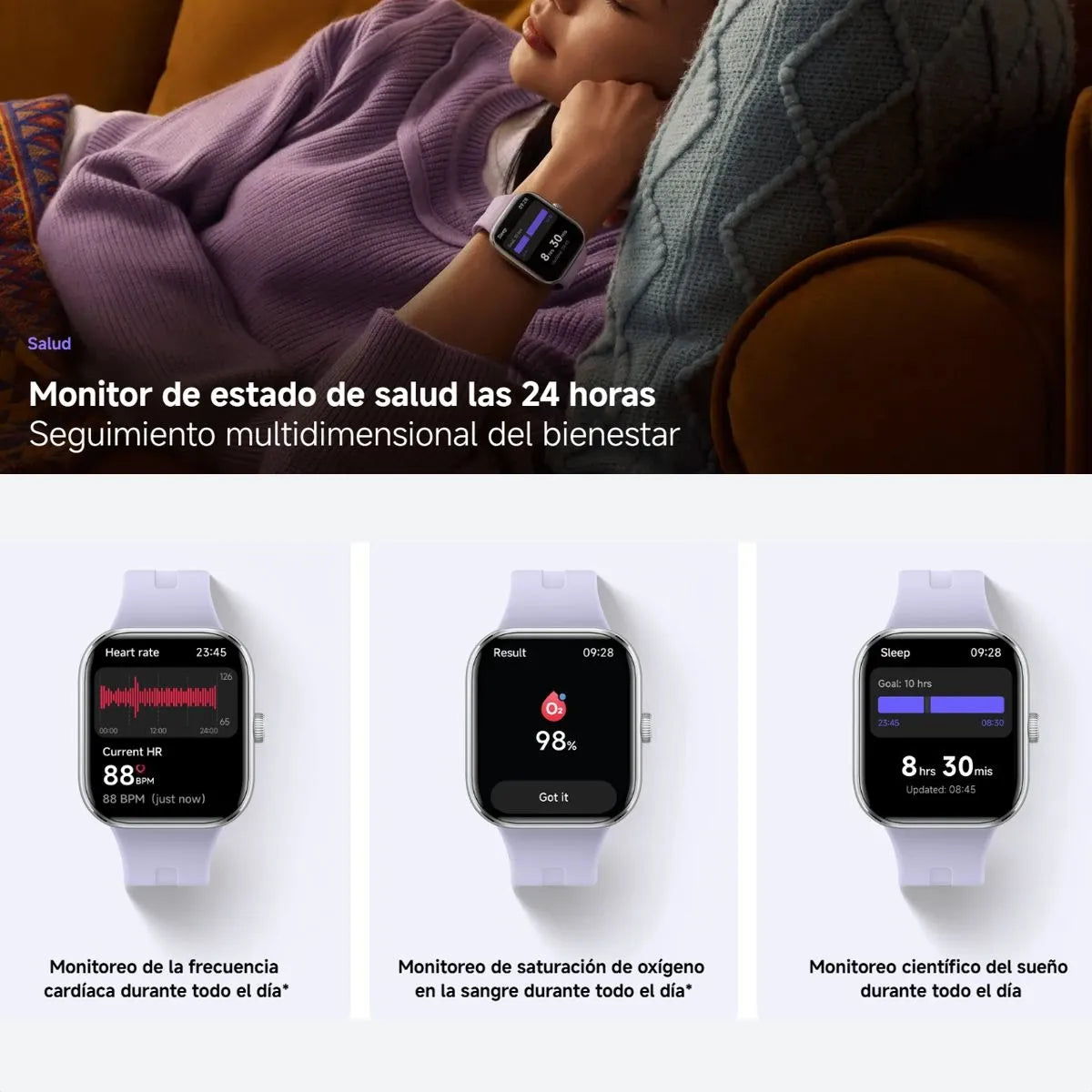 Xiaomi Redmi Watch 5, Smartwatch Llamadas Bluetooth 5atm Gnss, Gris Blanco Blanco Blanco
