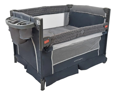 Corral Cuna Colecho Bebé Happy Baby Silver Color Gris oscuro
