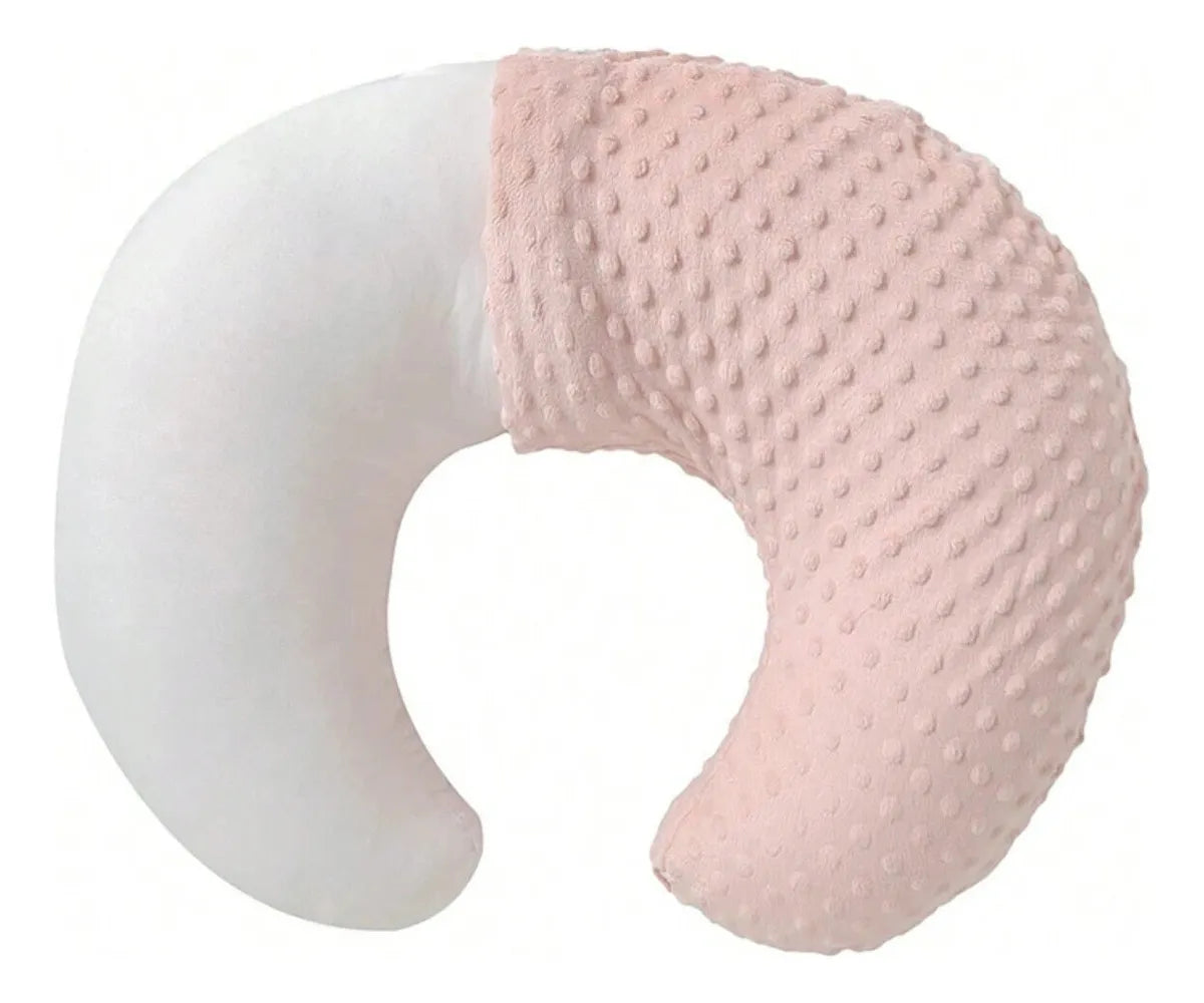 Almohada Cojin Materno De Lactancia Multiusos Ergonómico Color Rosa