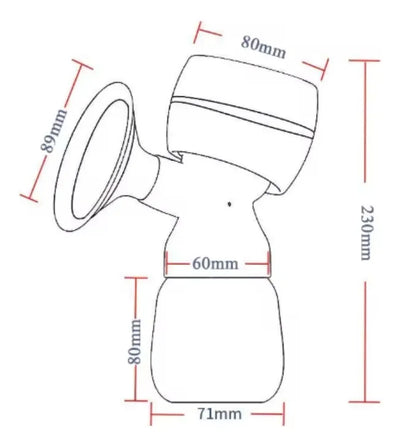 Extractor Eléctrico De Leche Materna Inalámbrico Recargable