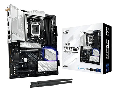 Motherboard Lga1851 14 Gen Asrock Z890 Pro Rs Wifi Intel Core Ultra