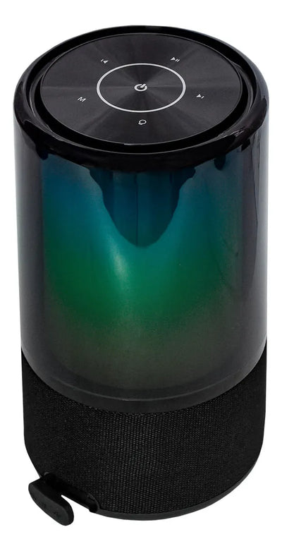 Parlante Recargable Lesk 80w Vta Con Audio 360°, Luces Led Y Color Negro