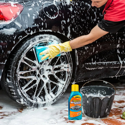 Shampoo Brillo Simoniz Siempre Nuevo 500ml Y Cera Superblue