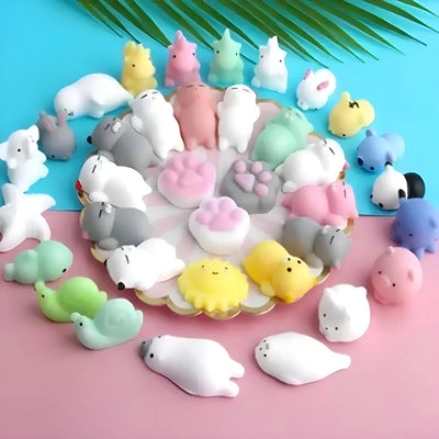 10 unidades de compresión antiestrés Squish Squishy Pets