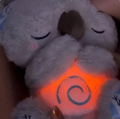 Koala Con Voz Y Respiración, Hora De Dormir Color Gris