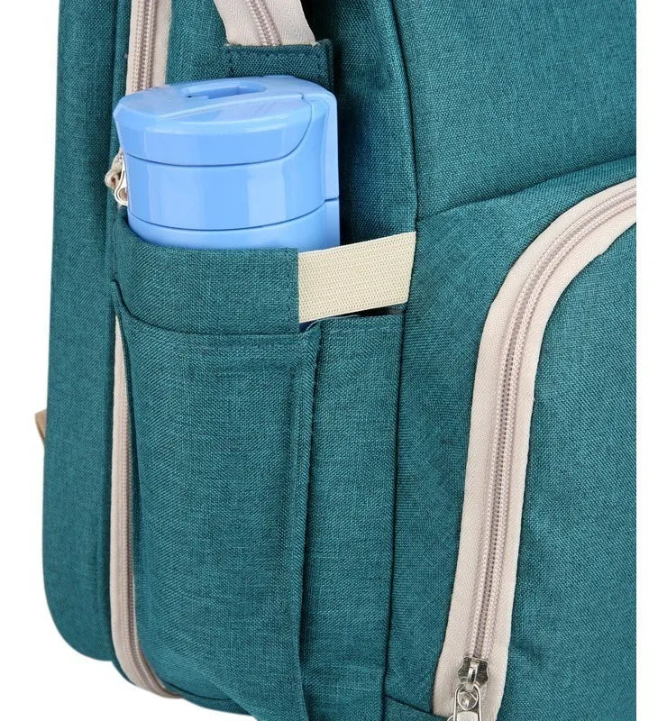 Mochila funcional impermeable gris claro