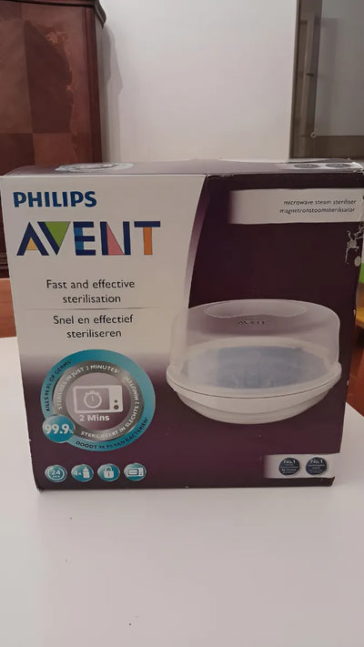 Esterilizador Avent Vapor Microondas Scf282/02 C/accesorios