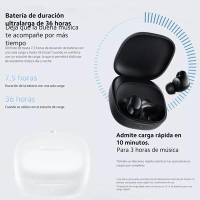 Xiaomi Redmi Buds 6 Play Audifonos Táctil Manos Libres Blanc Blanco