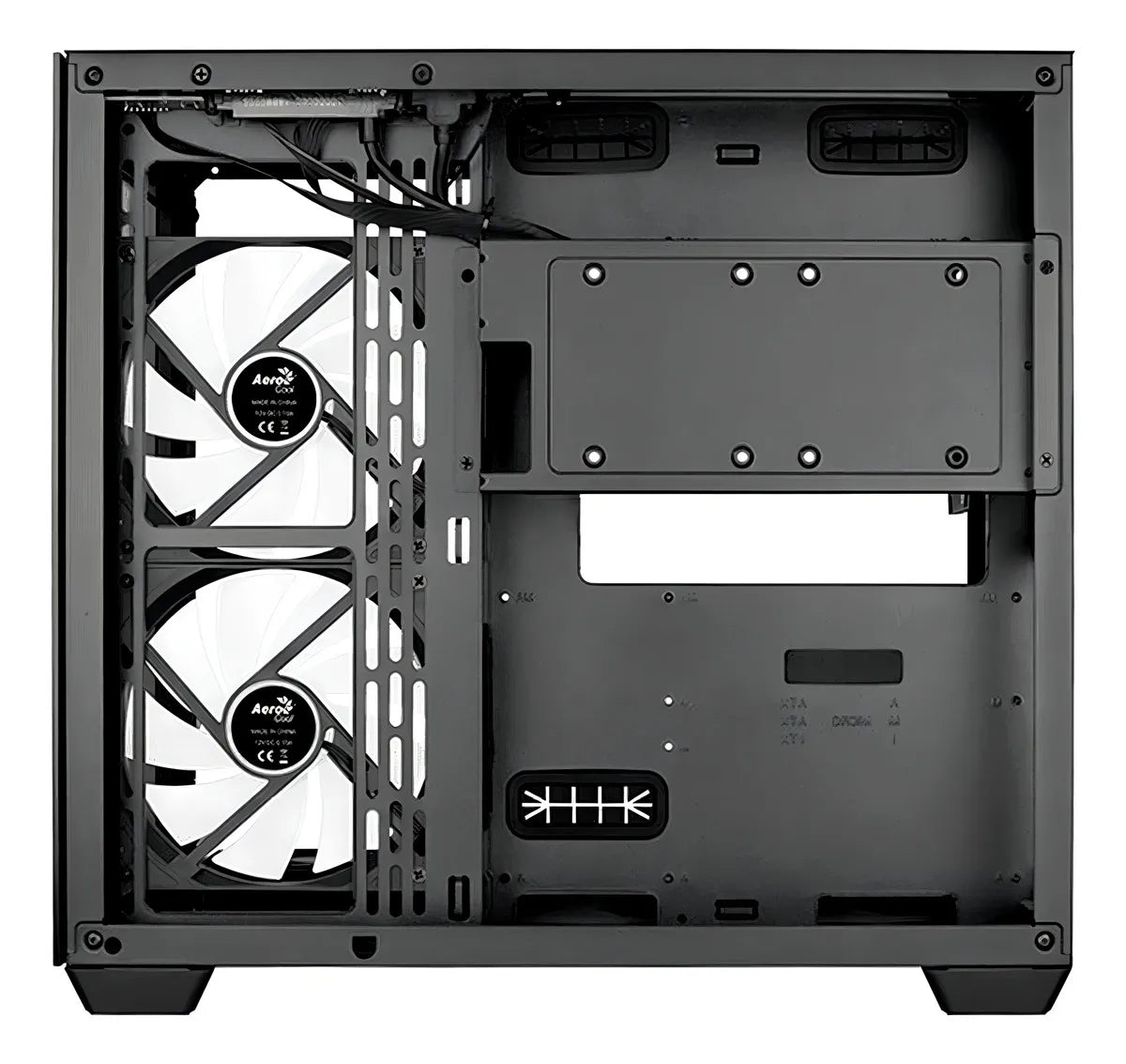 Gabiente Gamer Aerocool Dryft V2 6 Ventiladores Argb Color Negro
