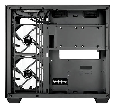 Gabiente Gamer Aerocool Dryft V2 6 Ventiladores Argb Color Negro