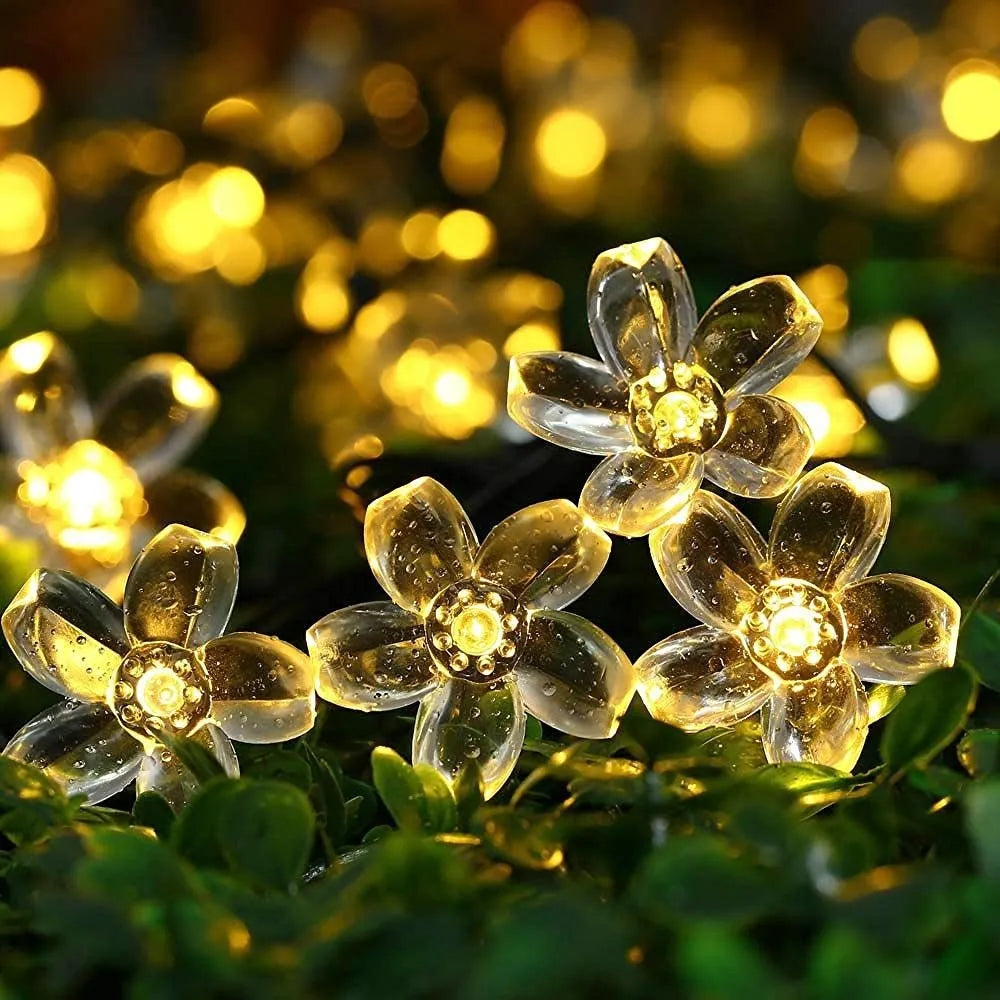Extensión 50 Luces Navideñas Led Solar Qedertek 22.96