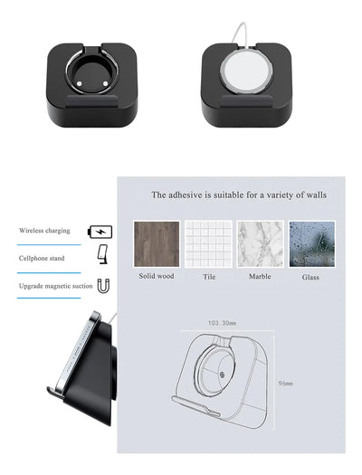 Soporte De Pared Para Telfono Magsafe Cargador Compatible Co