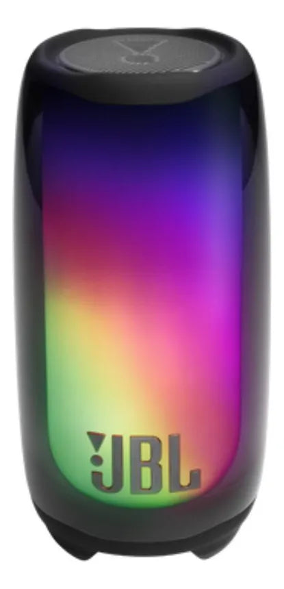 Parlante JBL Pulse 5 portátil con bluetooth waterproof negra