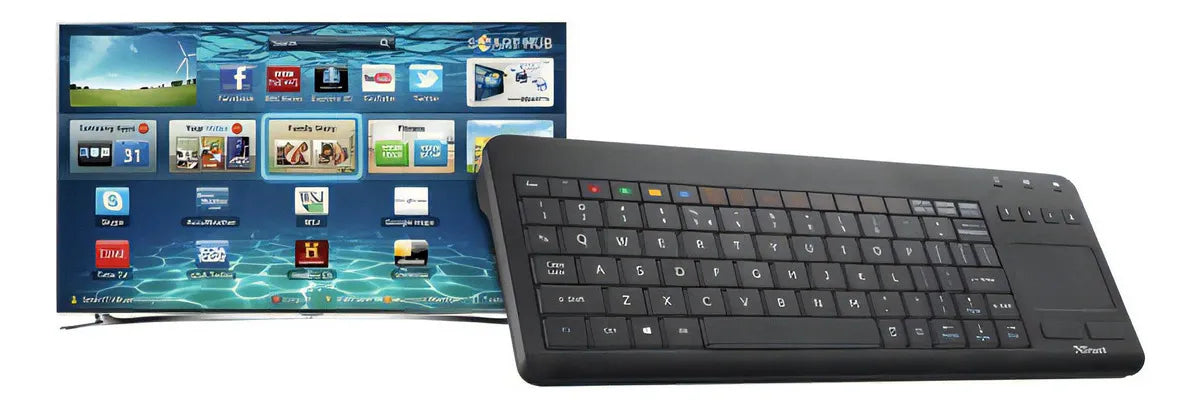 Teclado Trust Sento Para Smart Tv Samsung Color Del Teclado Negro