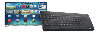 Teclado Trust Sento Para Smart Tv Samsung Color Del Teclado Negro