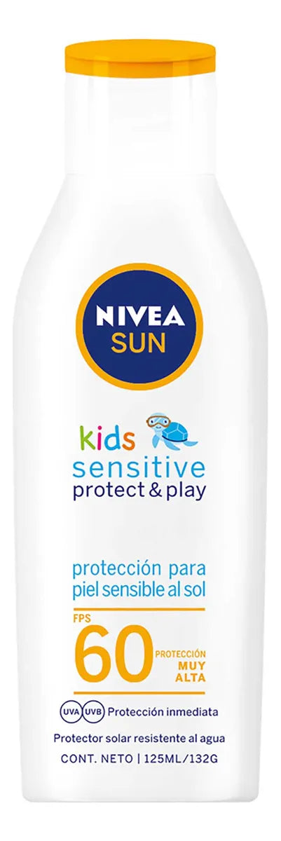 Nivea Sun Protect & Sensitive Kids Fps 60 125ml