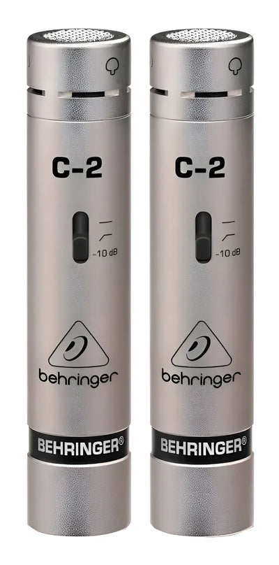 Micrófonos Behringer C-2 Condensador Cardioide color plateadoS