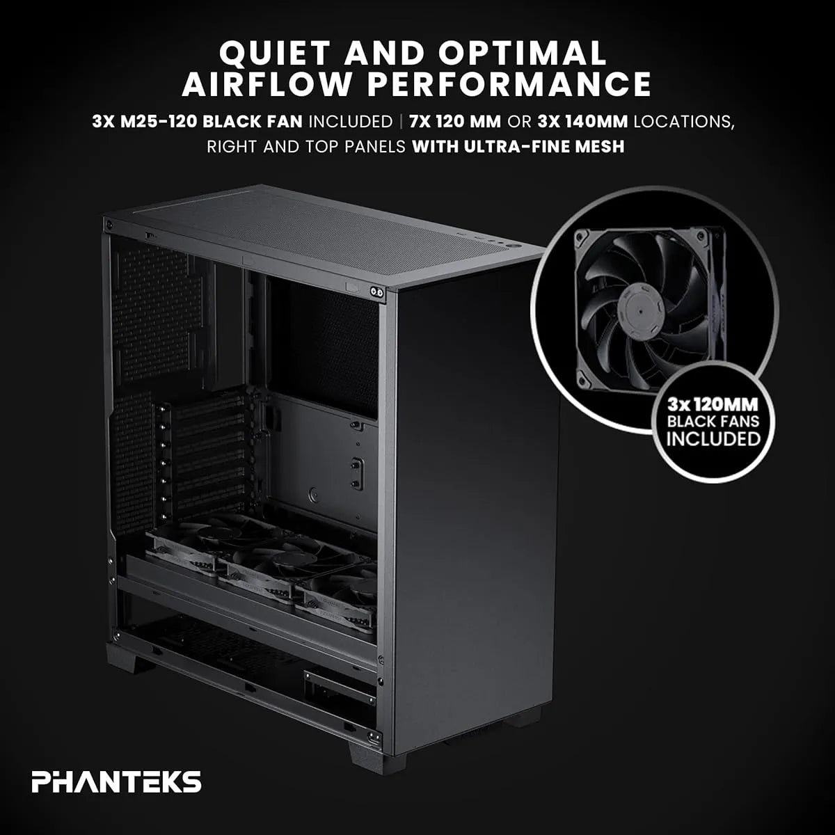 Xt Pro Silent Chasis Para Juegos De Torre Media 3