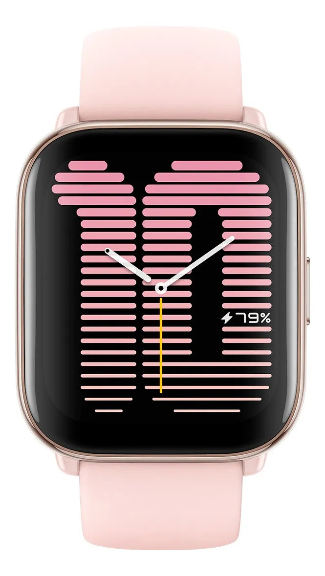 Smartwatch Amazfit Active Con Coach I A, Gps, Alexa (pink) Color de la caja Rosa Color de la correa Rosa Diseño de la correa Liberación rápida