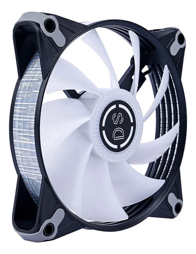 Ventiladores Ds Led Rgb 6 Unidades 4.724 Negros.