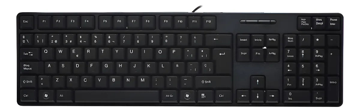 Teclado Antelope Conexión Usb Plug And Play, Tj-818 Negro