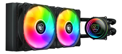Enfriador de agua Cougar Gaming Poseidon Elite Argb Preto 240 mm
