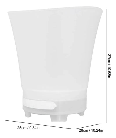 Parlante Bafle Portatil Hielera Cubeta Luces Bluetooth Usb Blanco