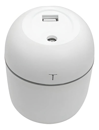 Mini humidificador de aire portátil, purificador USB, LED, 220 ml, color blanco