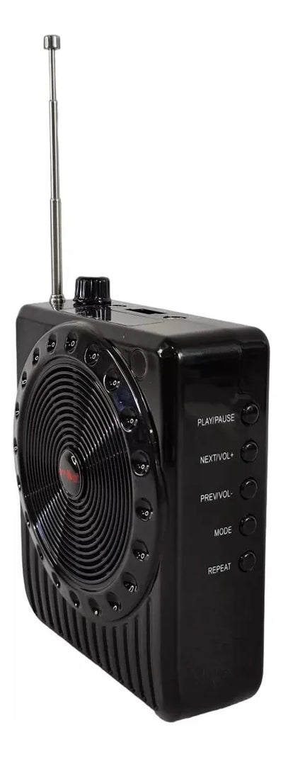Parlante Portátil Micrófono Amplificador Bluetooth Radio Sd