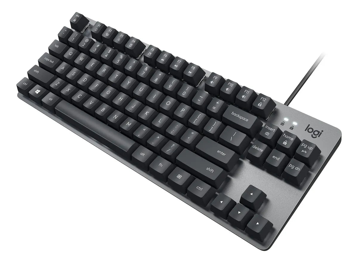 Teclado Mecánico Logitech K835 Tkl Con Switch Rojo / Inglés Teclado Negro Idioma Inglés US