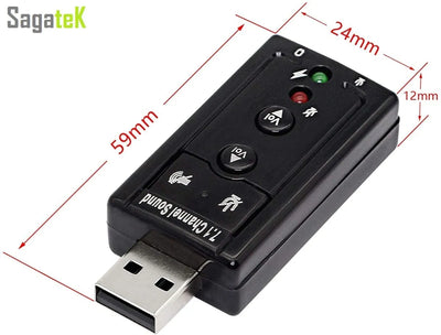 Tarjeta De Sonido Externa 7.1