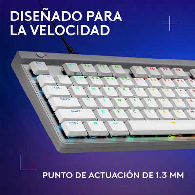 Teclado Gamer Con Cable Logitech G515 Tkl, Blanco Inglés