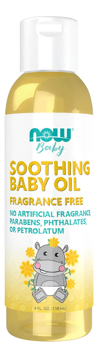 Now Baby - Aceite Calmante Para Bebé, Sin Fragancia, Sin F.