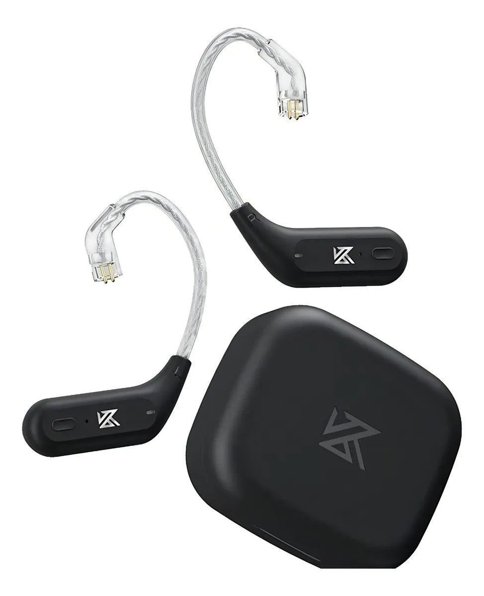 Módulo Tws Bluetooth 5.2 Kz Az09 tipo C con micrófono de color negro