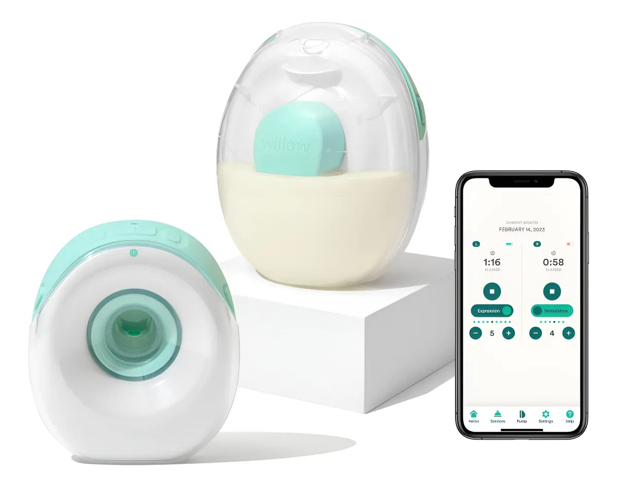 Willow Go - Hands Free Breast Pump - Wearable Breastfeeding