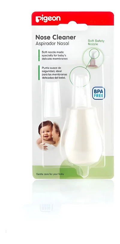 Aspirador Nasal Saca Mocos Con Deposito Pigeon Color Beige