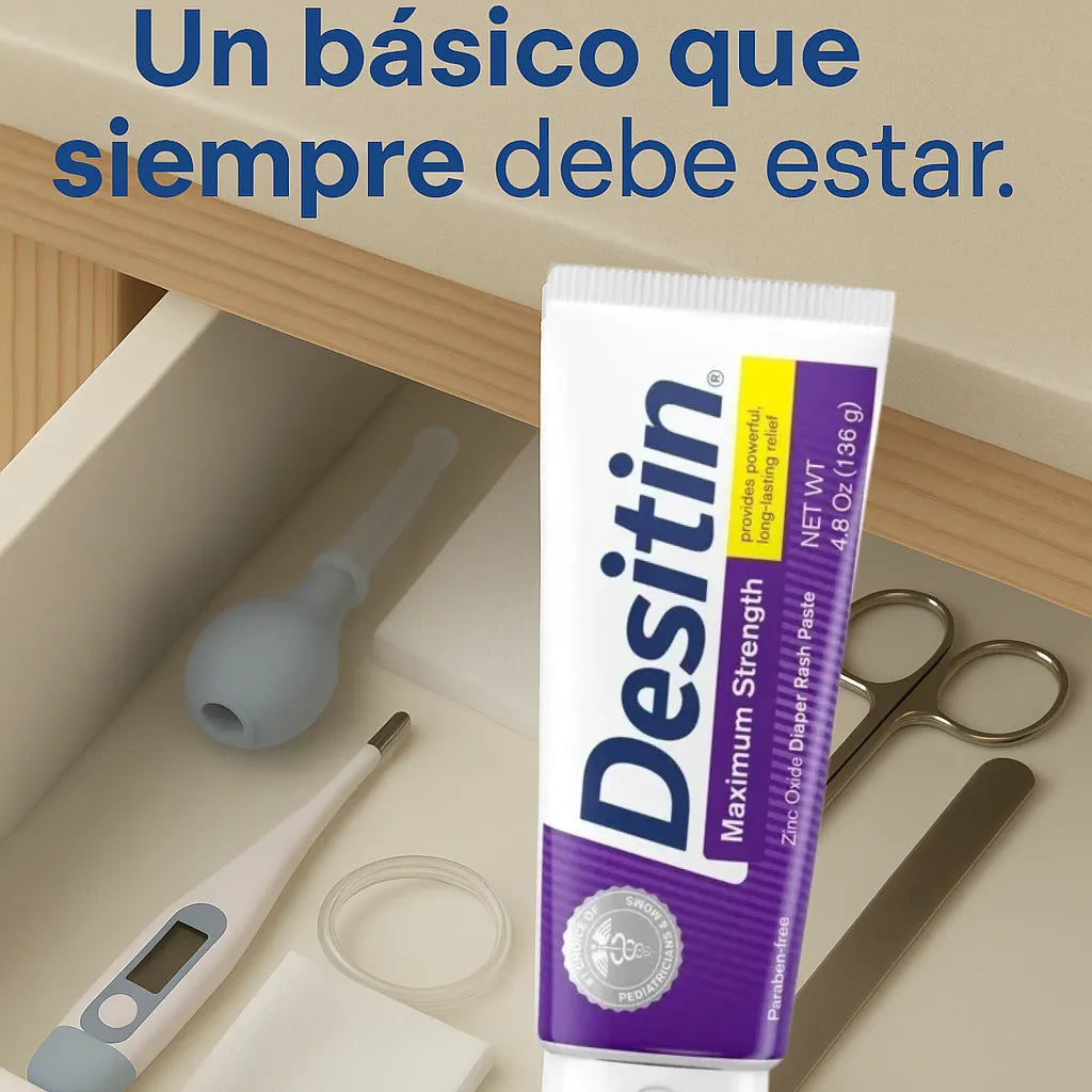 Desitin Morado Antipañalitis Bebe Crema Máxima Protección