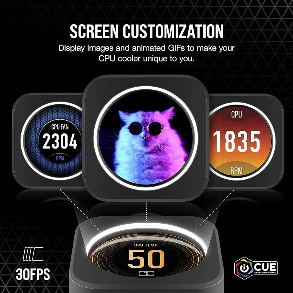 Corsair Icue Elite Cpu Cooler Lcd Display Upgrade Kit (panta