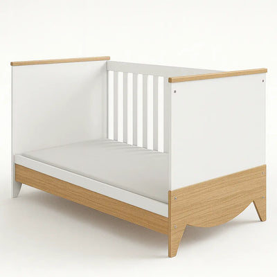 Cuna Convertible 3 En 1 Blanca Para Bebé Minicama Y Cama Blanco