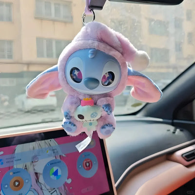 Labubu Peluche Muñeco Llavero Stitch Coleccionable Kawai Caja Sorpresa 7 Lindos Diseños Perfecto accesorio de MODA Para tus Bolsos y Maletas Compañero de Juego para l,os niños