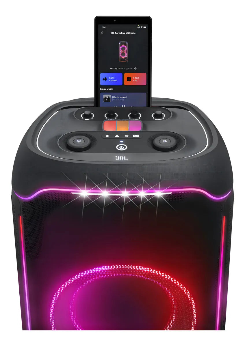 Parlante JBL PARTYBOX ULTIMATE portátil con bluetooth y wifi negra