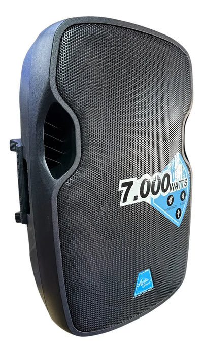 Cabina Activa De 15 Audio Sound Con Trípode Y Micrófono Negro