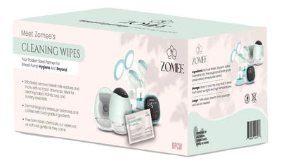 Zomee Toallitas De Limpieza Para Extractor De Leche, Elimina