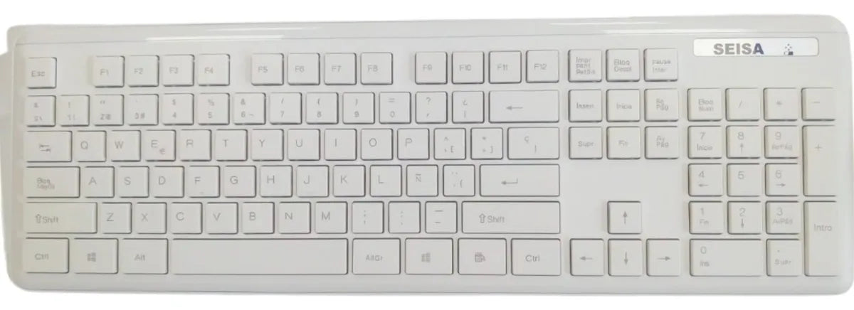Combo Teclado Y Mouse Inalambrico 2.4g Windows Mac Seisa