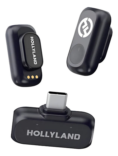 Micrófonos Inalámbricos Hollyland Lark A1 Mini Duo Negro