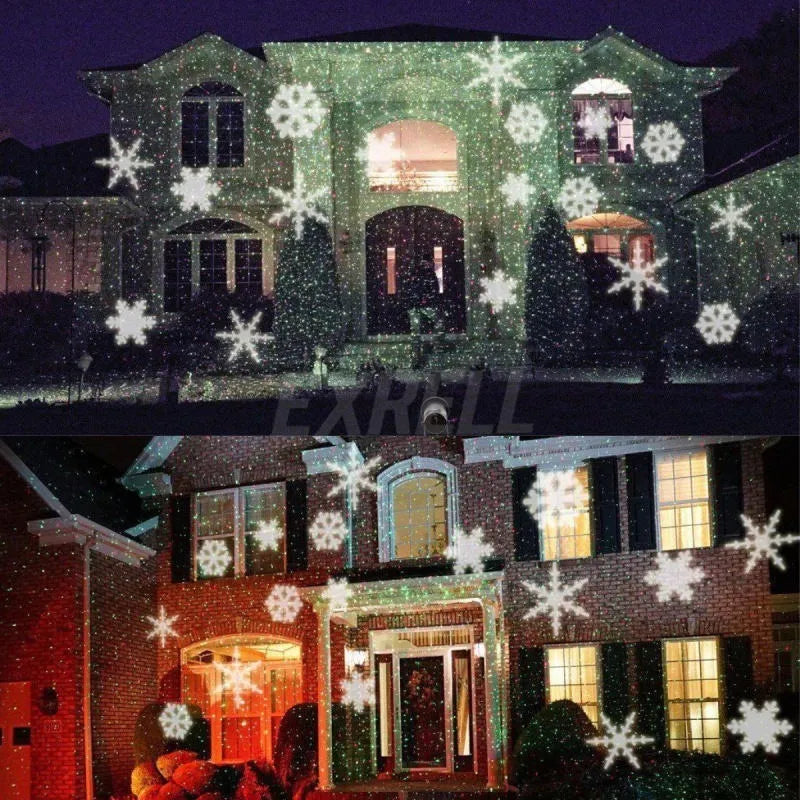 Proyector Luces Navideñas Led Unbrand Tipo Láser Móvil