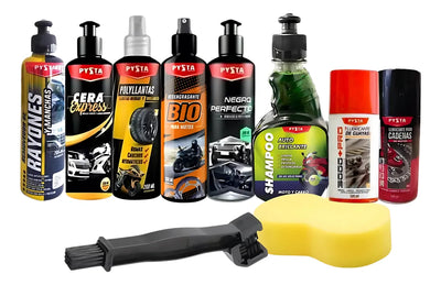 Kit Limpieza Mantenimiento Moto Super Promoción + Espuma